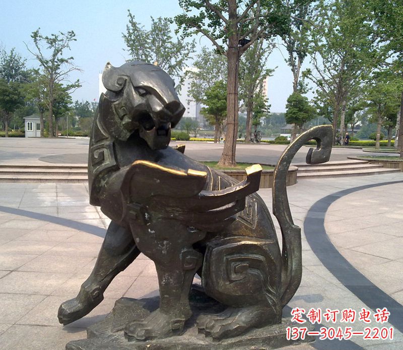 安阳铜雕抽象十二生肖