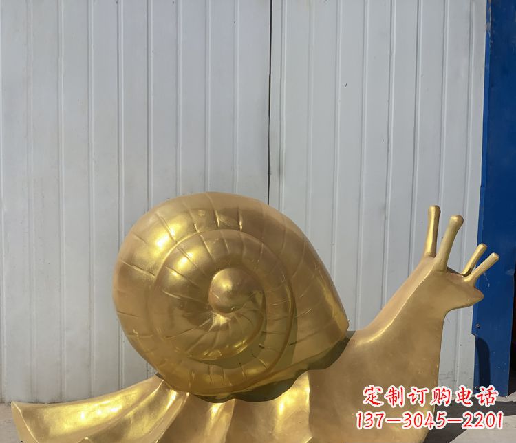 安阳铜雕创意蜗牛雕塑