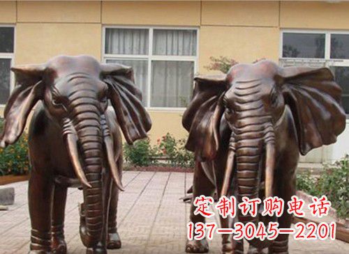 安阳铜雕大象222