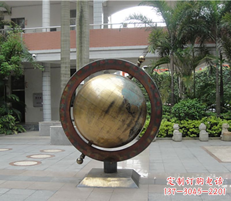 安阳铜雕地球仪