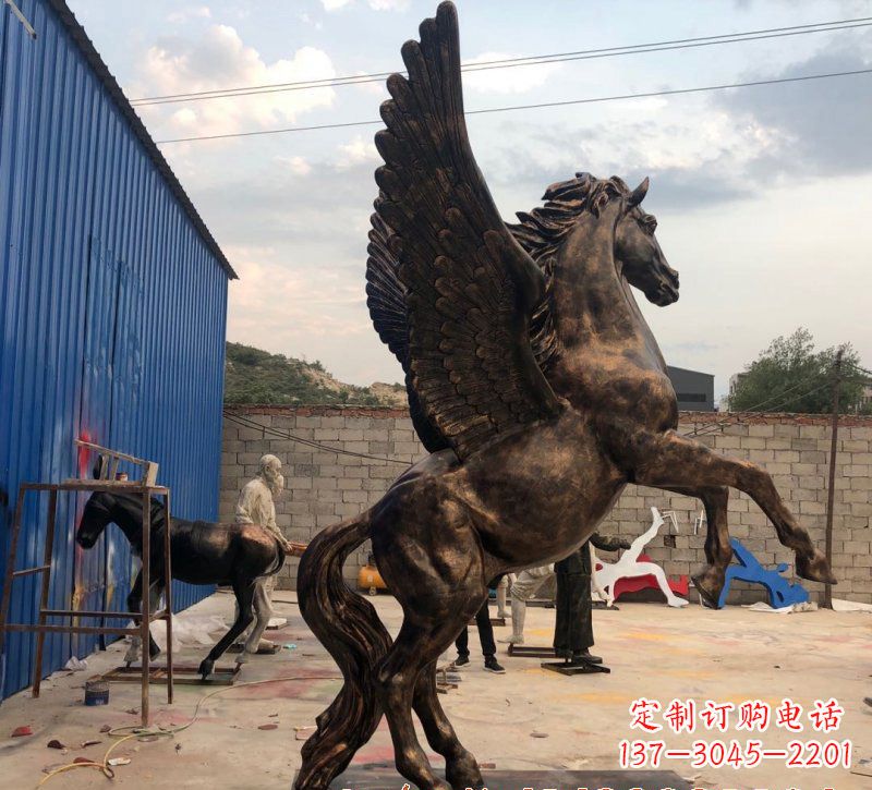 安阳铜雕飞马雕塑