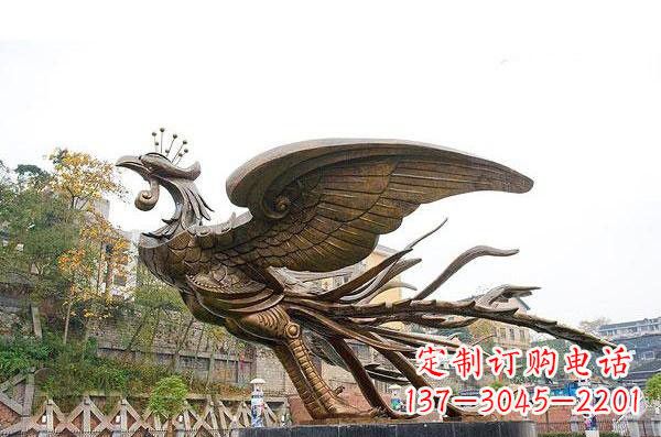 安阳铜雕凤凰