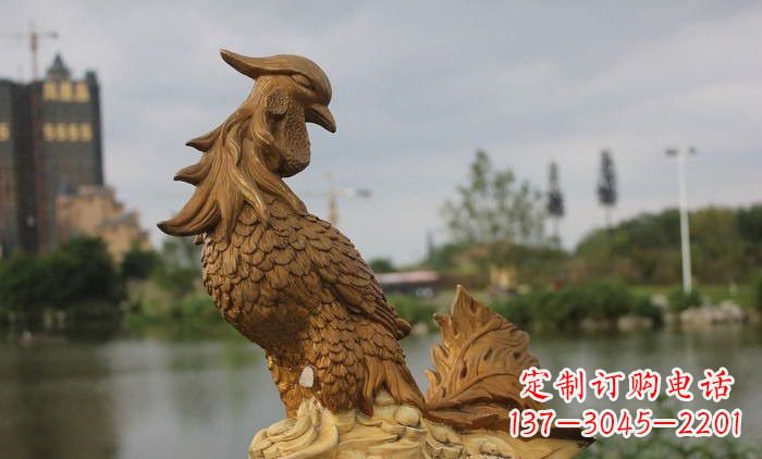 安阳铜雕凤凰古代神兽雕塑