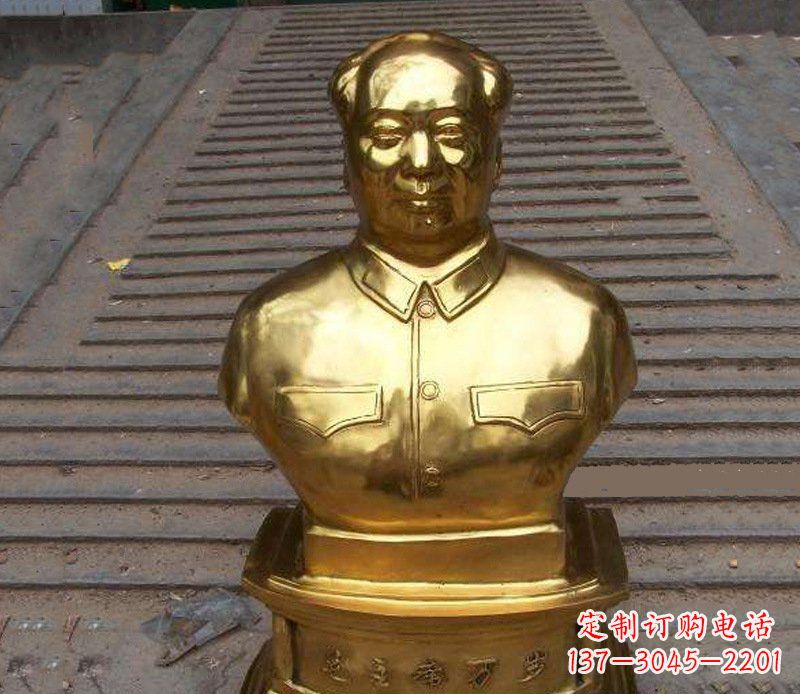 安阳铜雕广场伟人雕塑摆件