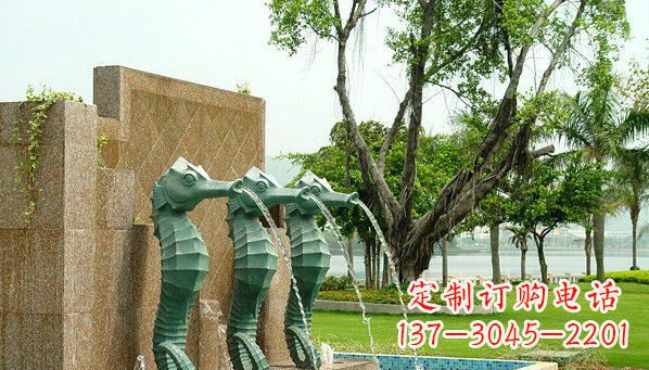 安阳铜雕海马雕塑