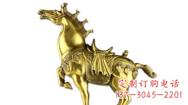 安阳铜雕马公园动物雕塑