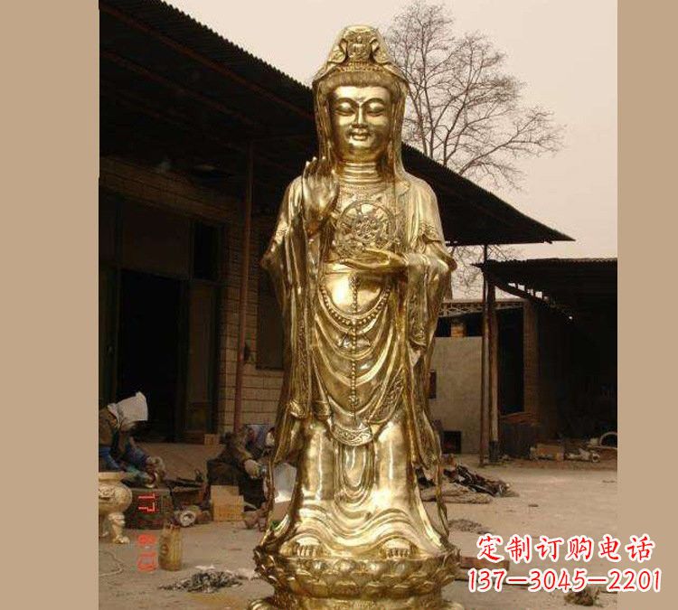 安阳铜雕南海观音