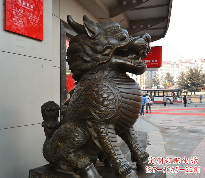 安阳铜雕麒麟