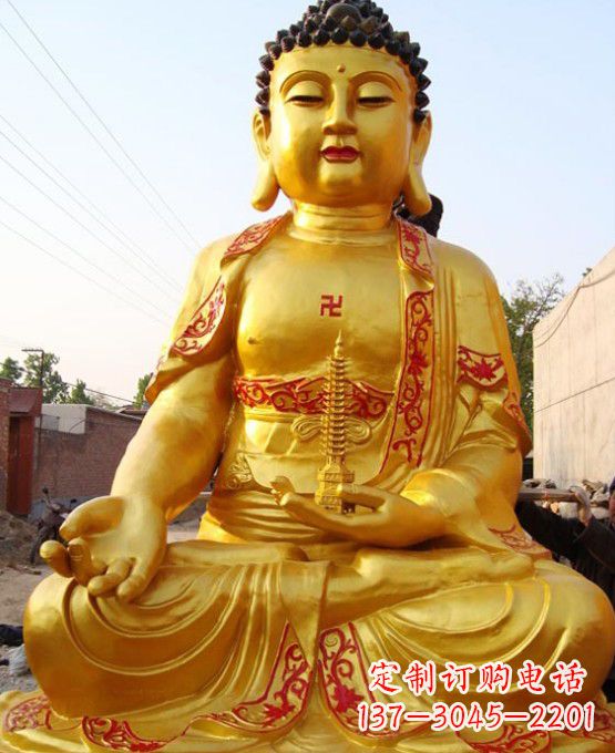 安阳铜雕如来