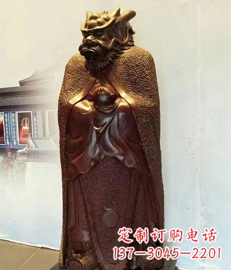 安阳铜雕兽首人身十二生肖