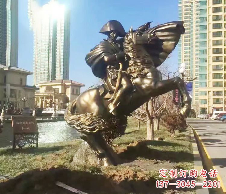 安阳铜雕西方骑马雕塑人物