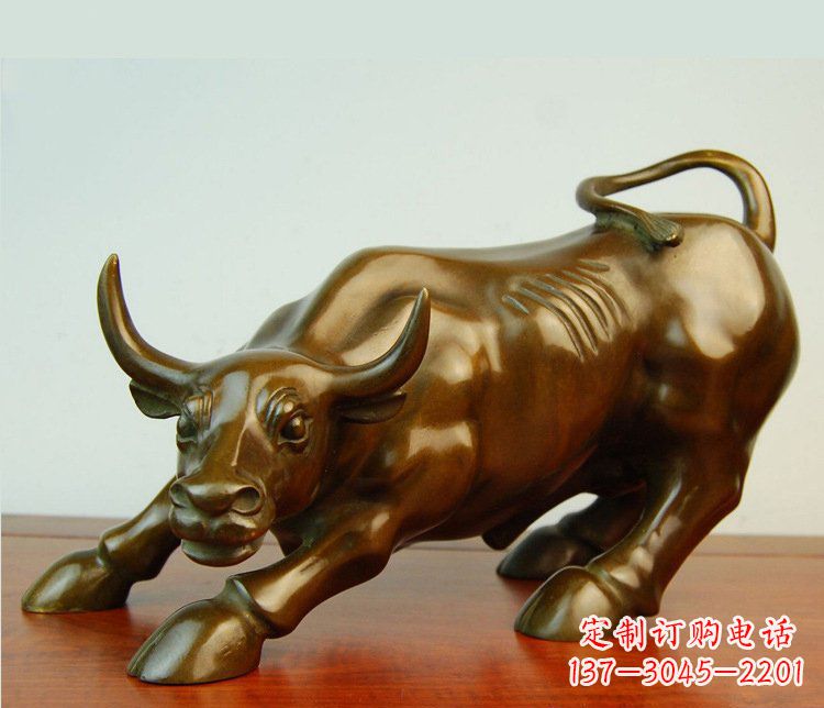 安阳铜雕小区动物牛摆件