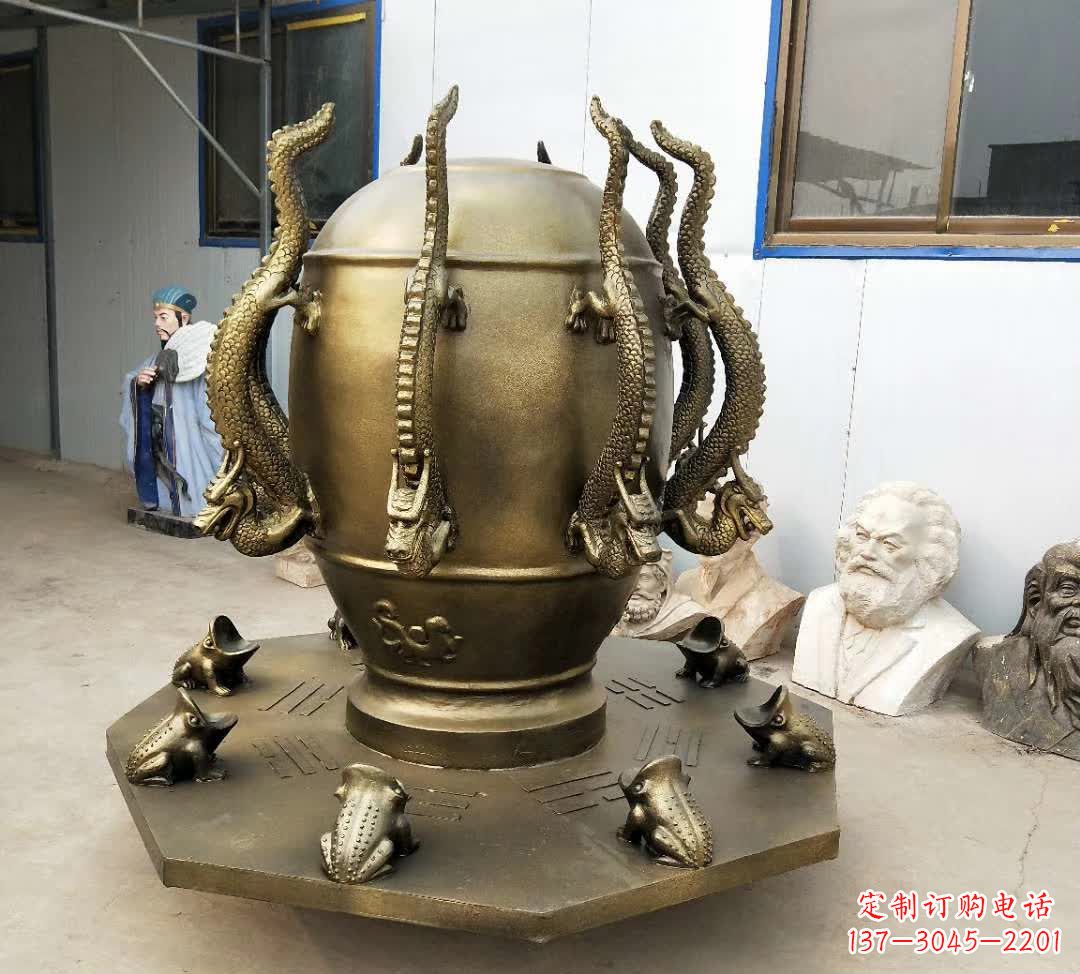 安阳铜雕校园景观地动仪