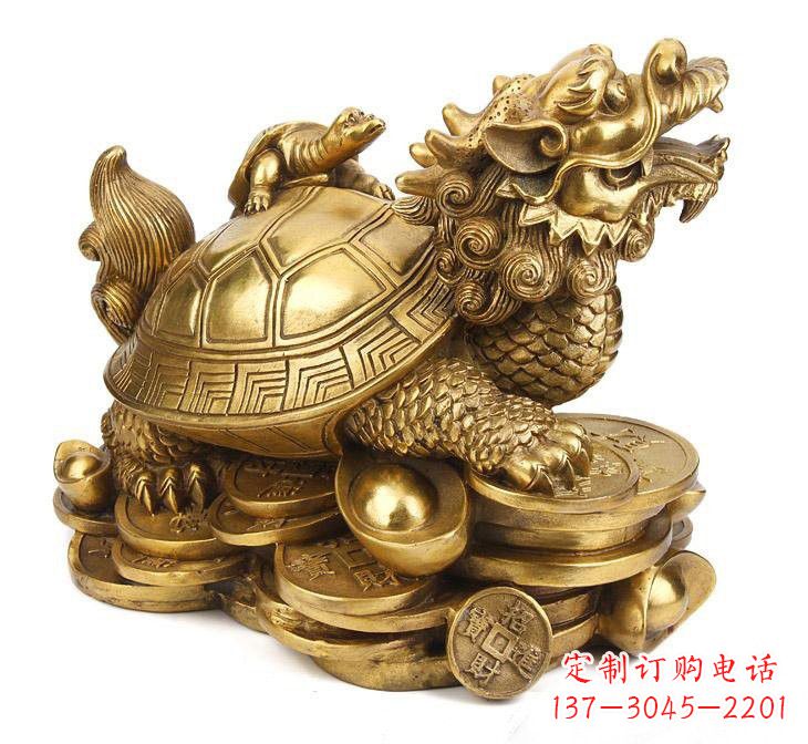 安阳铜雕招财龙龟