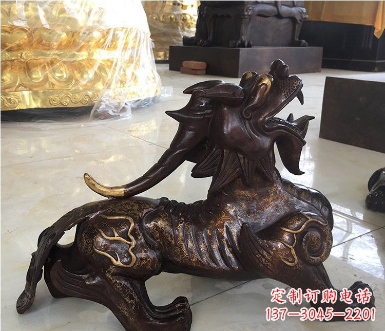 安阳铜雕招财辟邪貔貅雕塑摆件