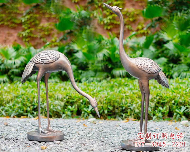 安阳推荐仿真仙鹤动物雕塑
