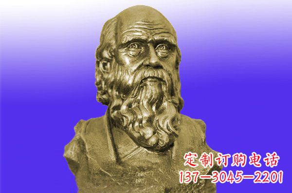 安阳托尔斯泰头像铜雕