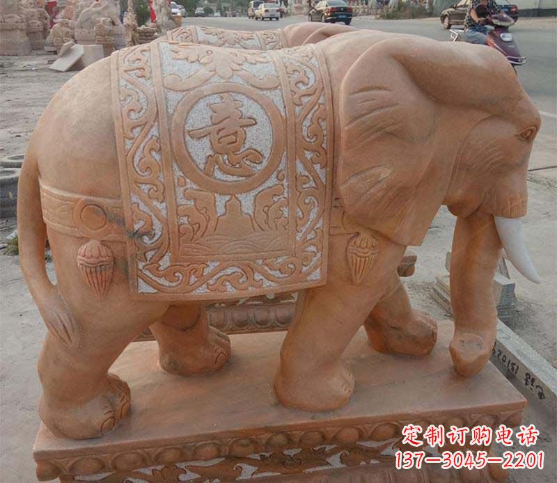 安阳晚霞红如意动物大象