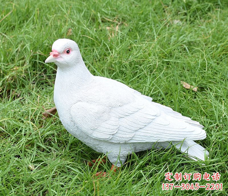 安阳潍坊和平鸽雕塑女孩