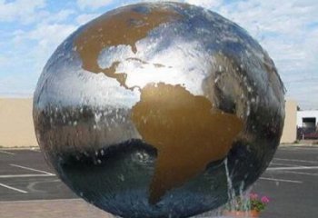 安阳国际化地球喷泉雕塑