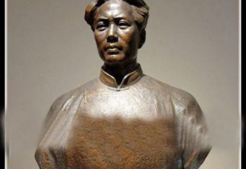 安阳青年毛主席胸像铜雕：一份永恒的礼物