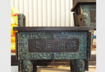 安阳青铜香炉雕塑，传承中国文化