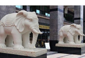 安阳最佳选择——石雕酒店大象雕塑