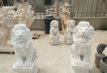 安阳传承欧式历史的狮子雕塑