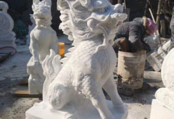 安阳正宗古典麒麟神兽招财动物雕塑