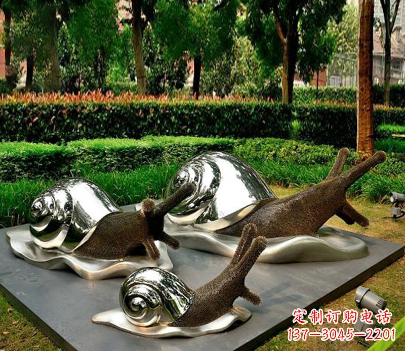 安阳蜗牛雕塑不锈钢
