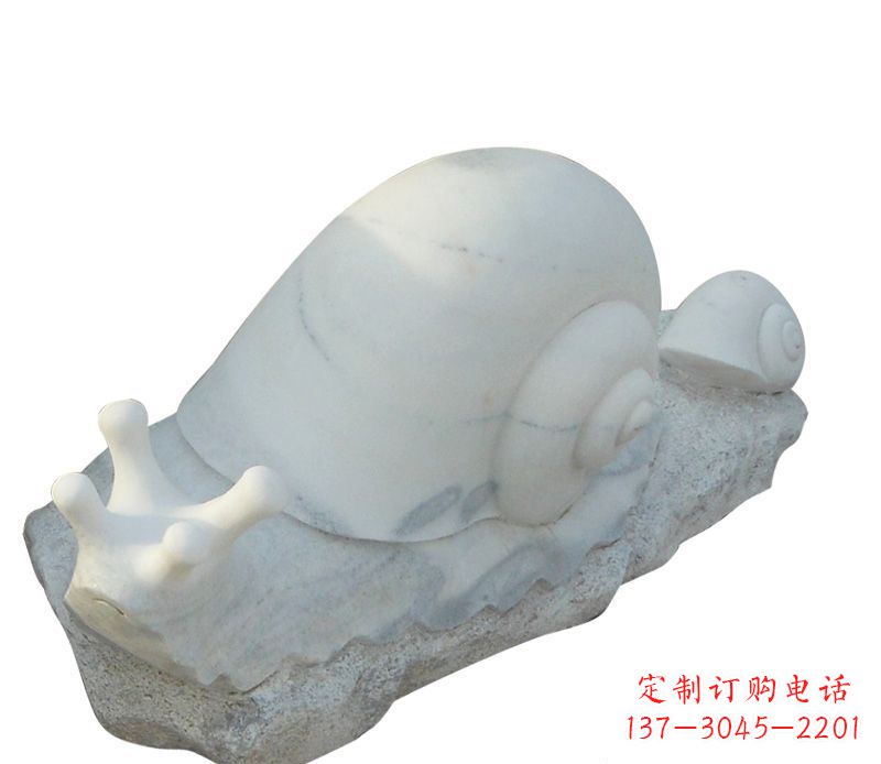 安阳蜗牛石雕公园动物摆件
