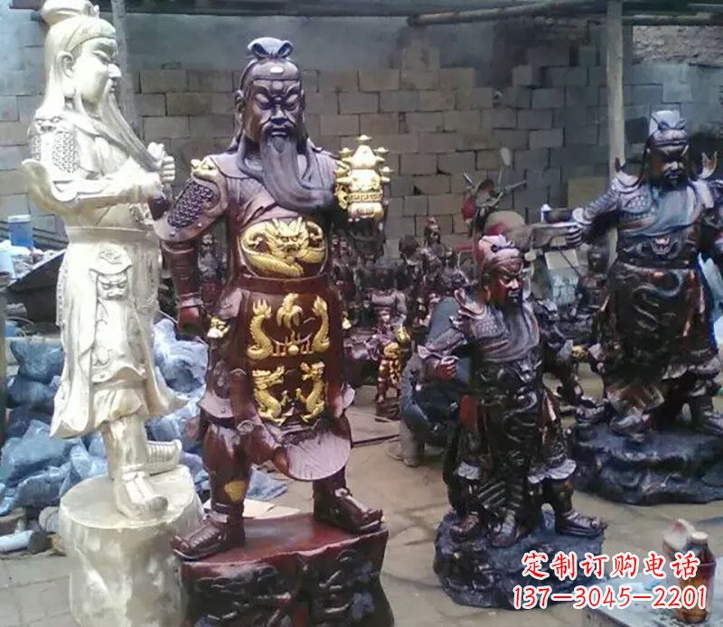 安阳武财神提刀关公铜雕