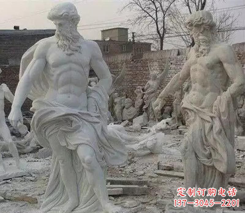 安阳西方阿基米德人物石雕