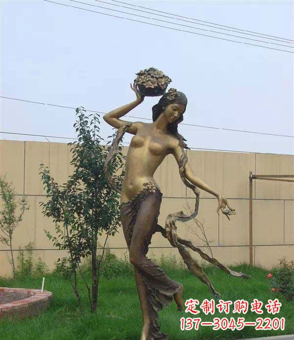 安阳西方美女公园人物铜雕