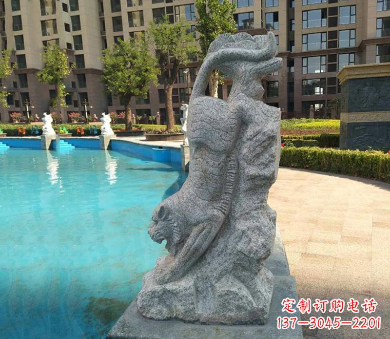 安阳下山老虎石雕