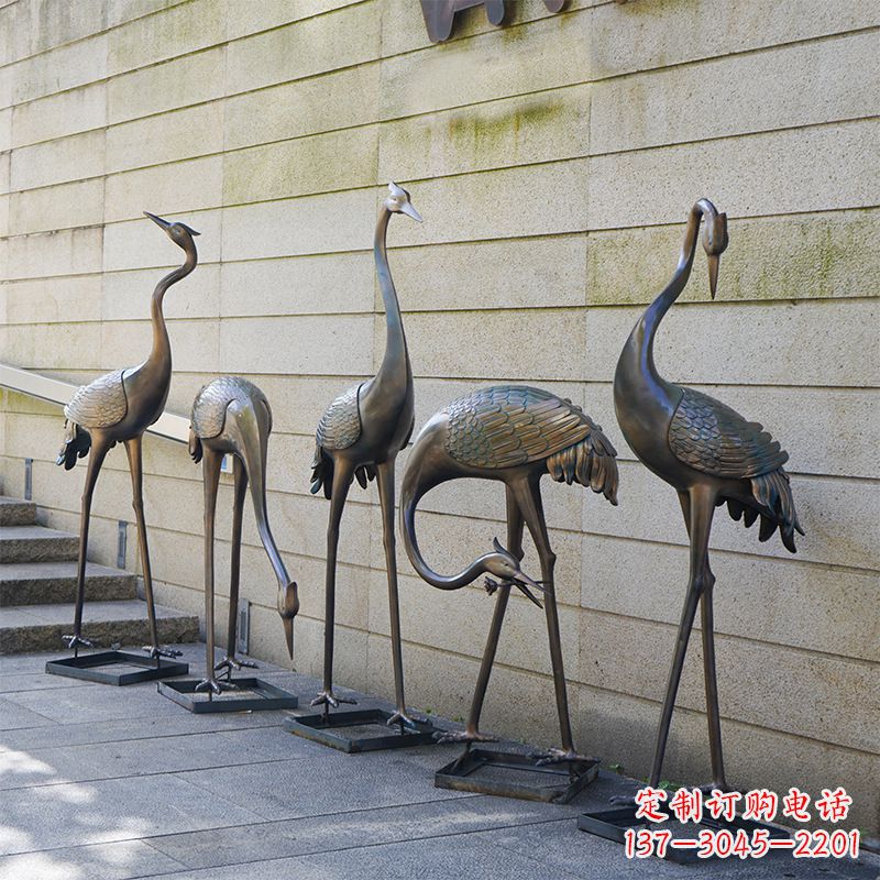安阳仙鹤不锈钢雕塑
