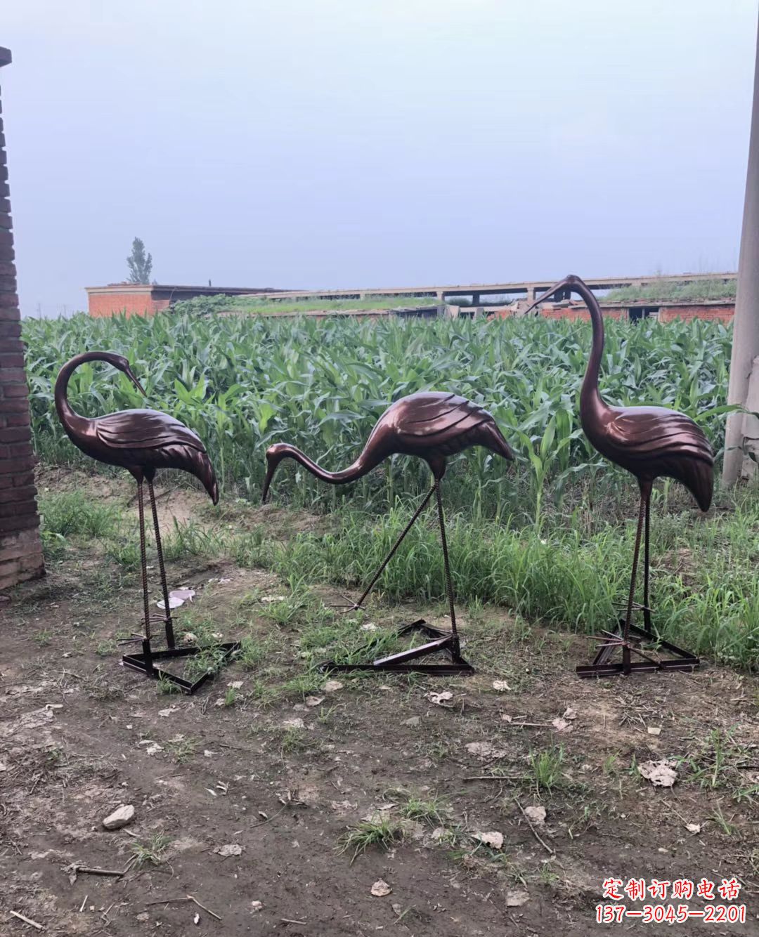 安阳仙鹤雕塑