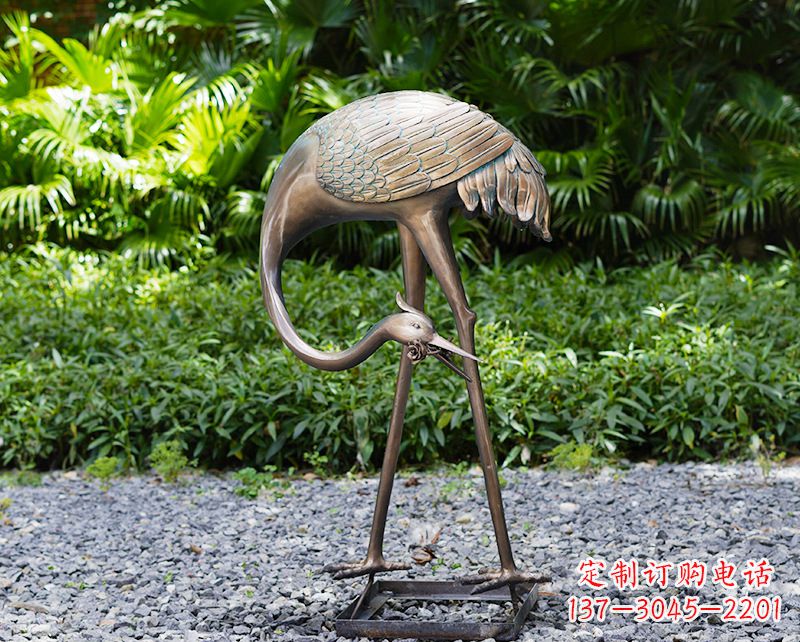 安阳仙鹤雕塑喷泉
