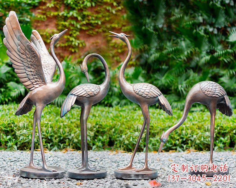 安阳仙鹤雕像