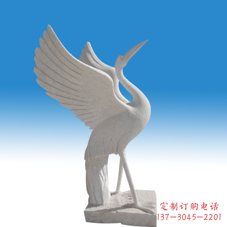安阳仙鹤砂岩雕塑