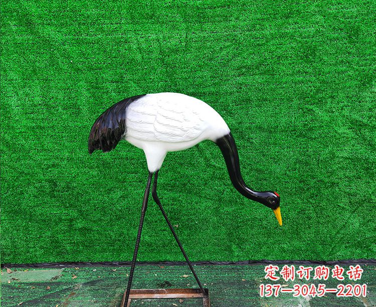 安阳仙鹤头雕塑
