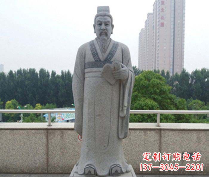 安阳先秦法家代表人物商鞅石雕