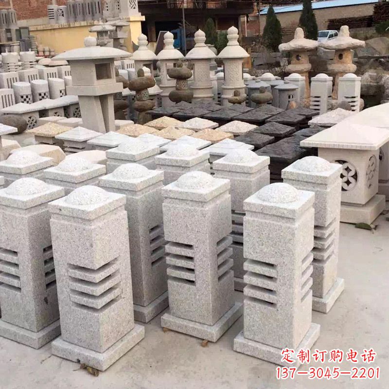 安阳现代简约石雕灯笼