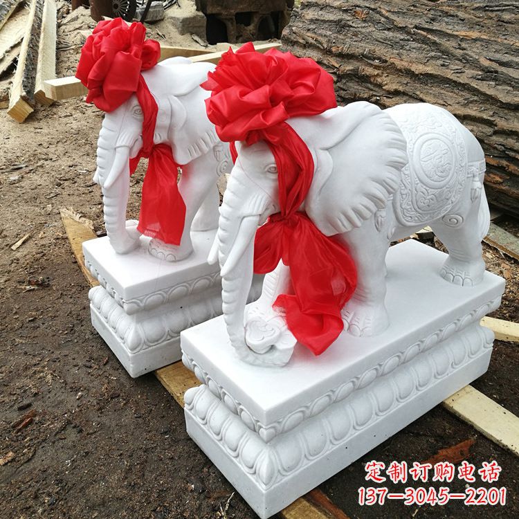 安阳现代石雕大象