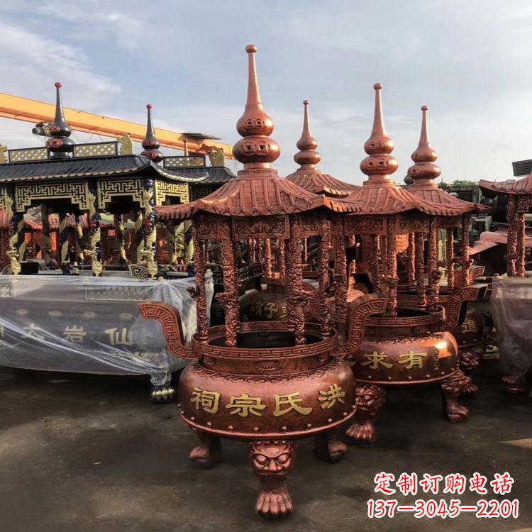 安阳香炉铜雕