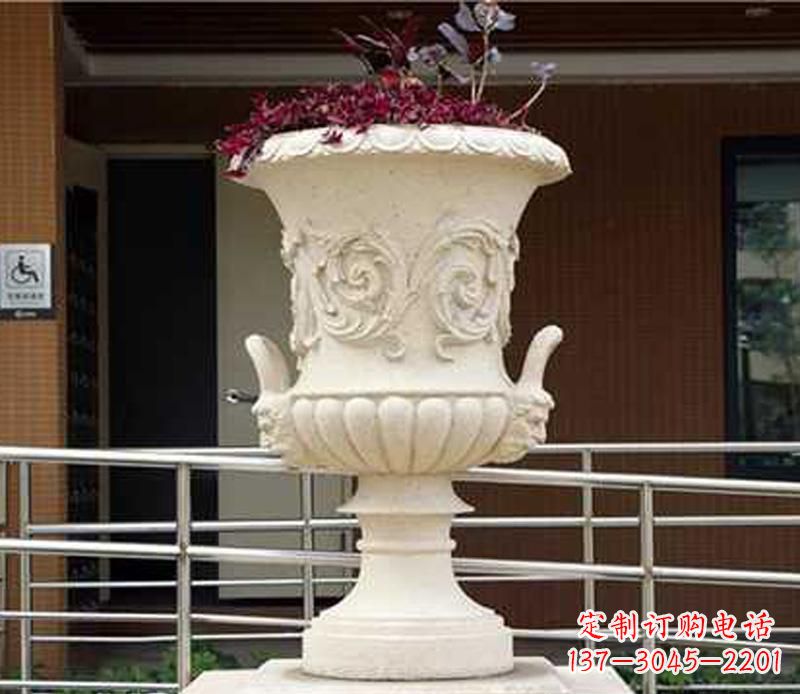 安阳小区花盆景观石雕