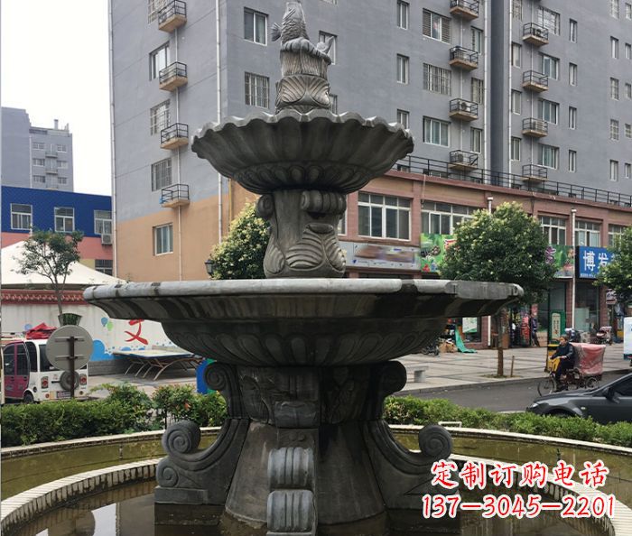 安阳小区景观仿古喷泉石雕