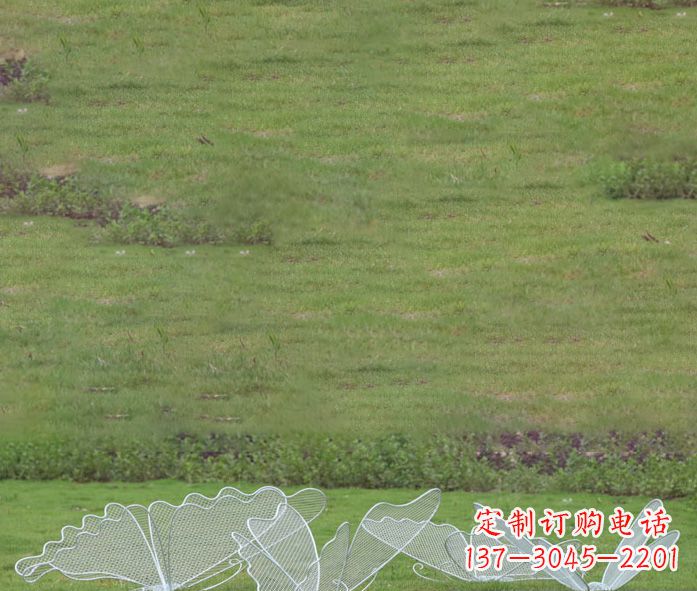 安阳小区镂空蝴蝶不锈钢摆件雕塑