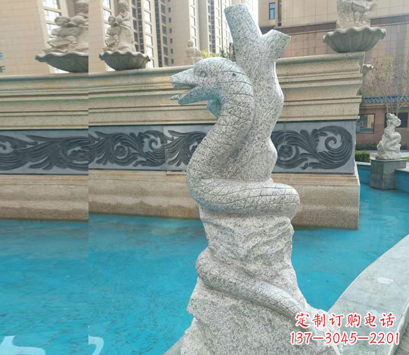 安阳小区十二生肖雕塑动物石雕