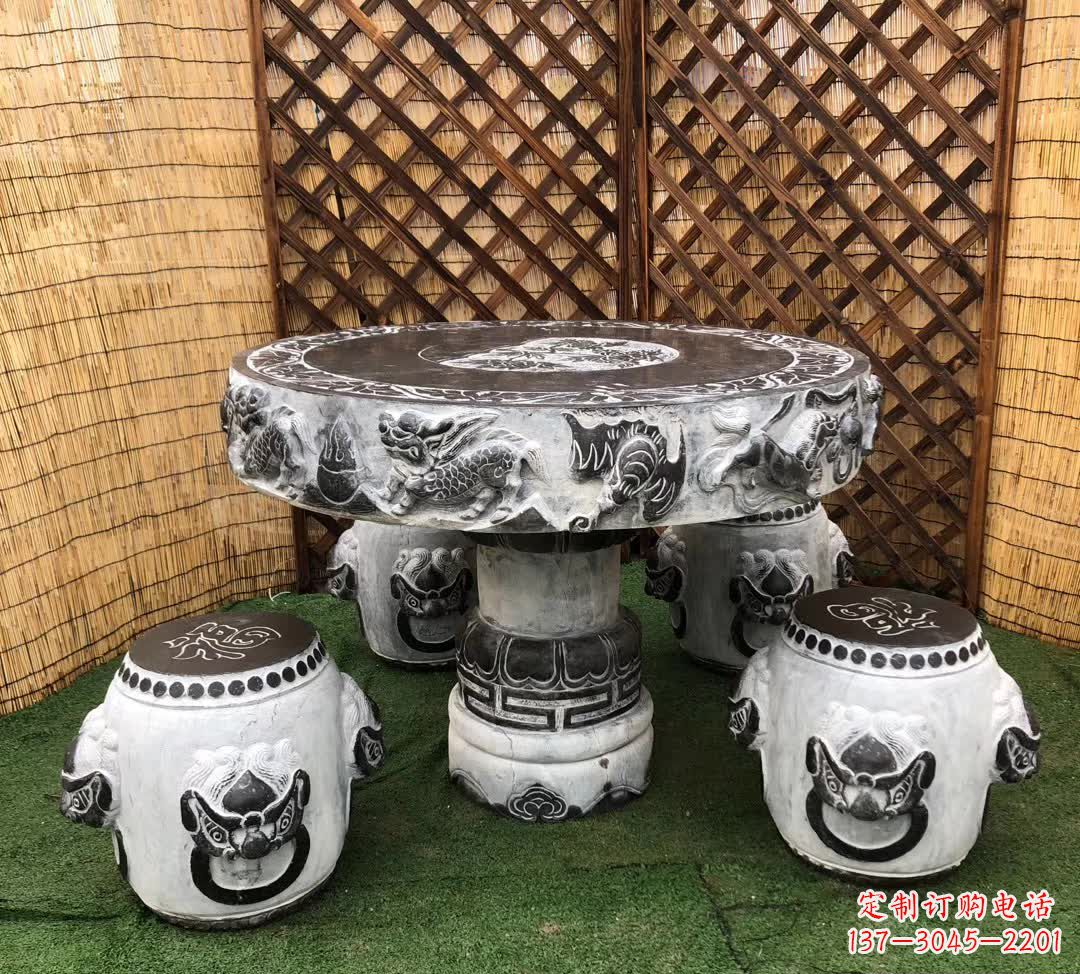 安阳小区休闲创意石桌凳